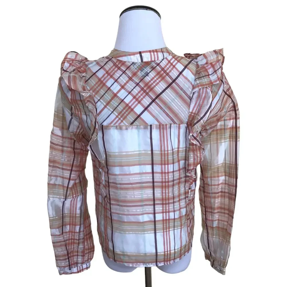 Anthropologie Current Air Polly Peasant Blouse